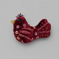 Purple Lucky Bird Brooch