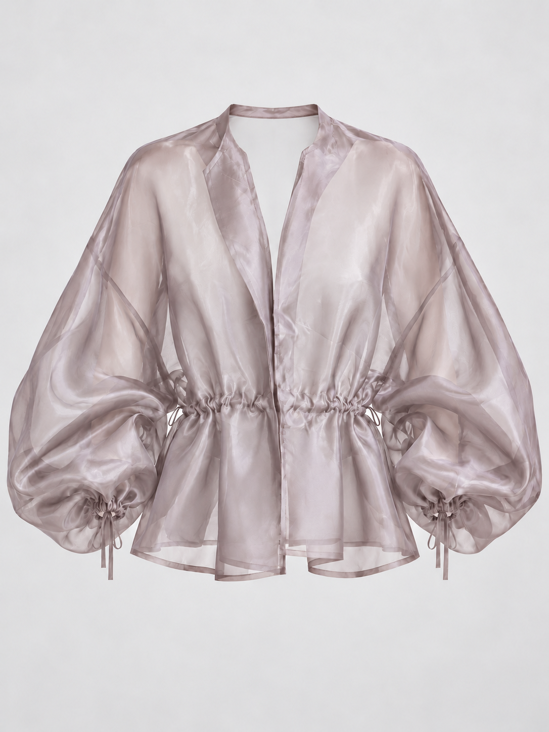 The Glass Veil Blazer Beige