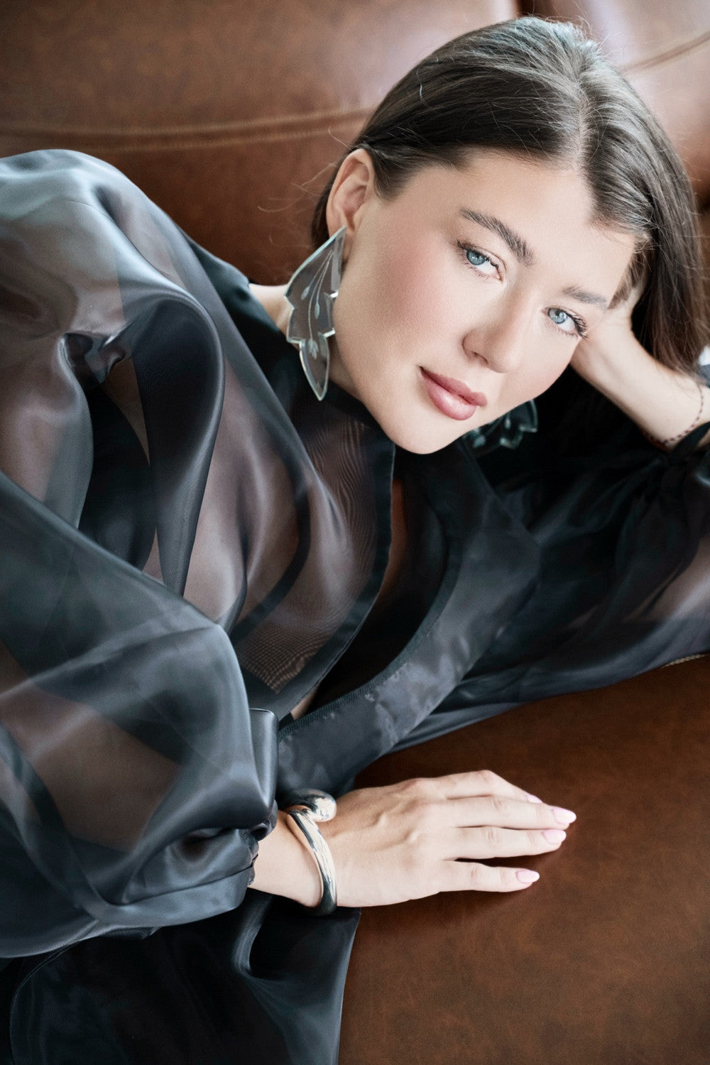 The Glass Veil Skirt Black