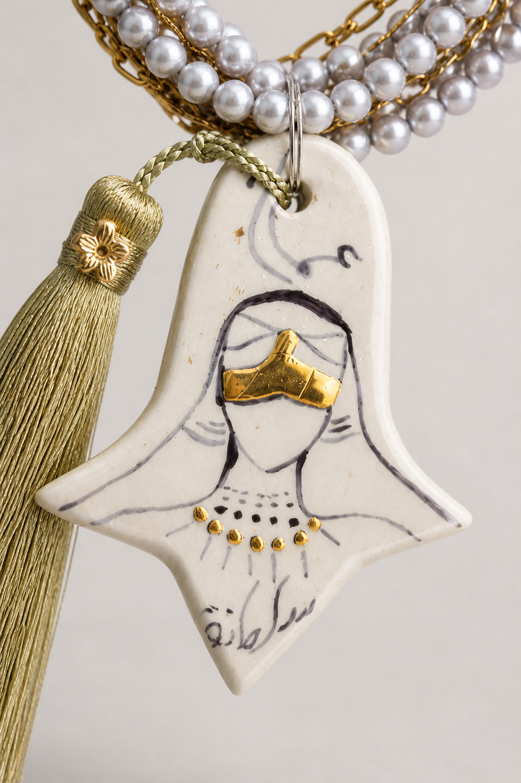 Woman Necklace with Tassel