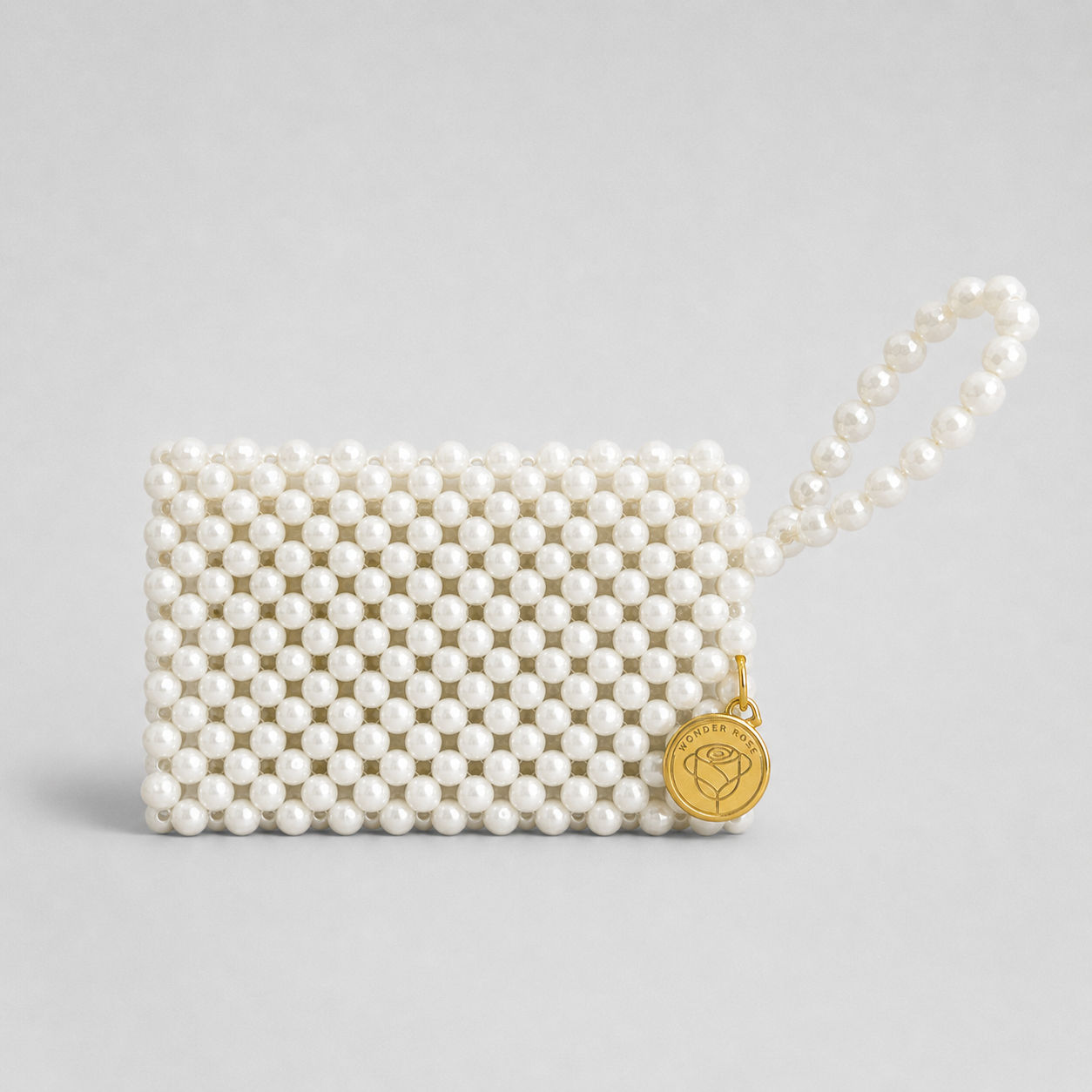 Pearl Beaded Card Holder
