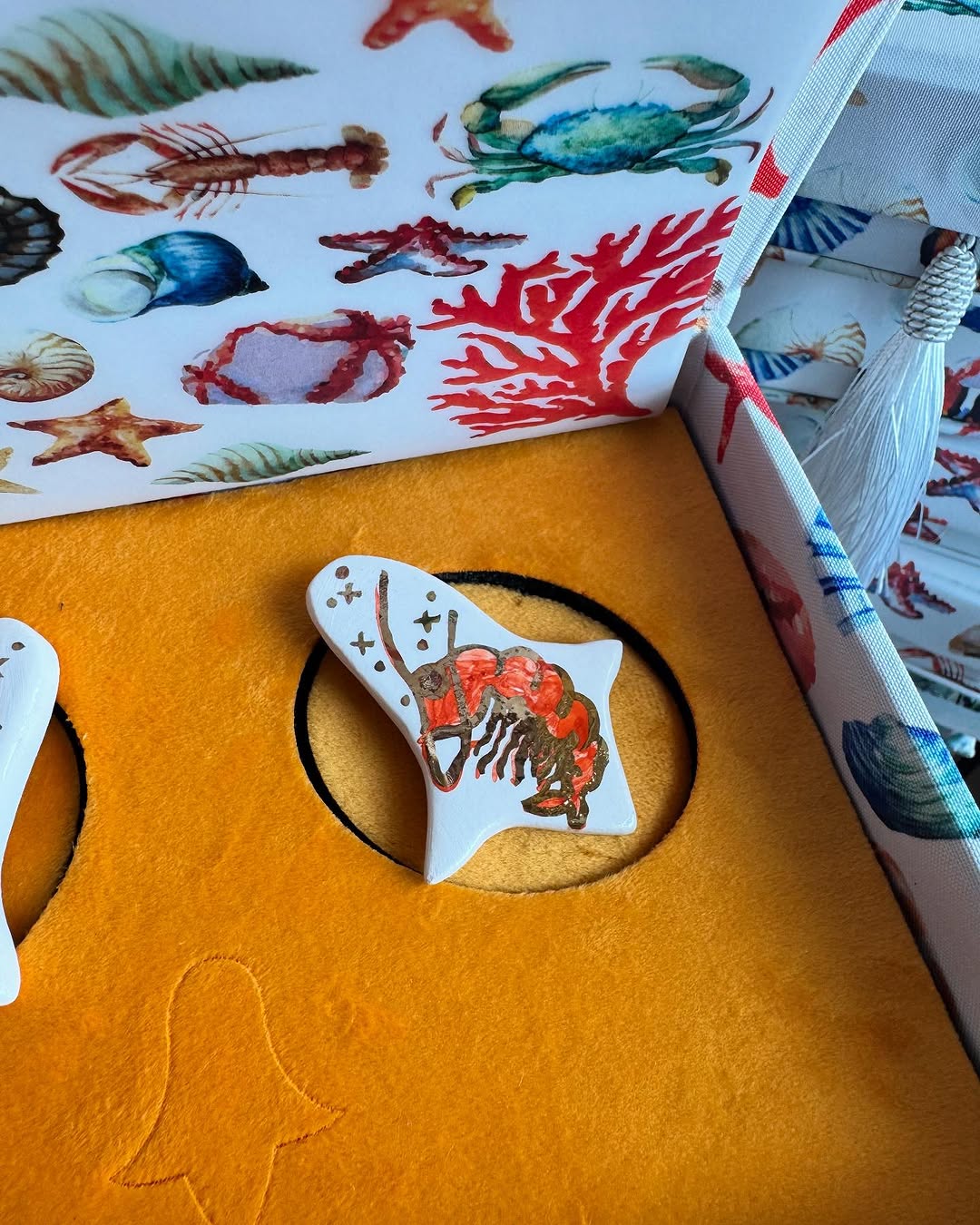 Shrimp Earrings