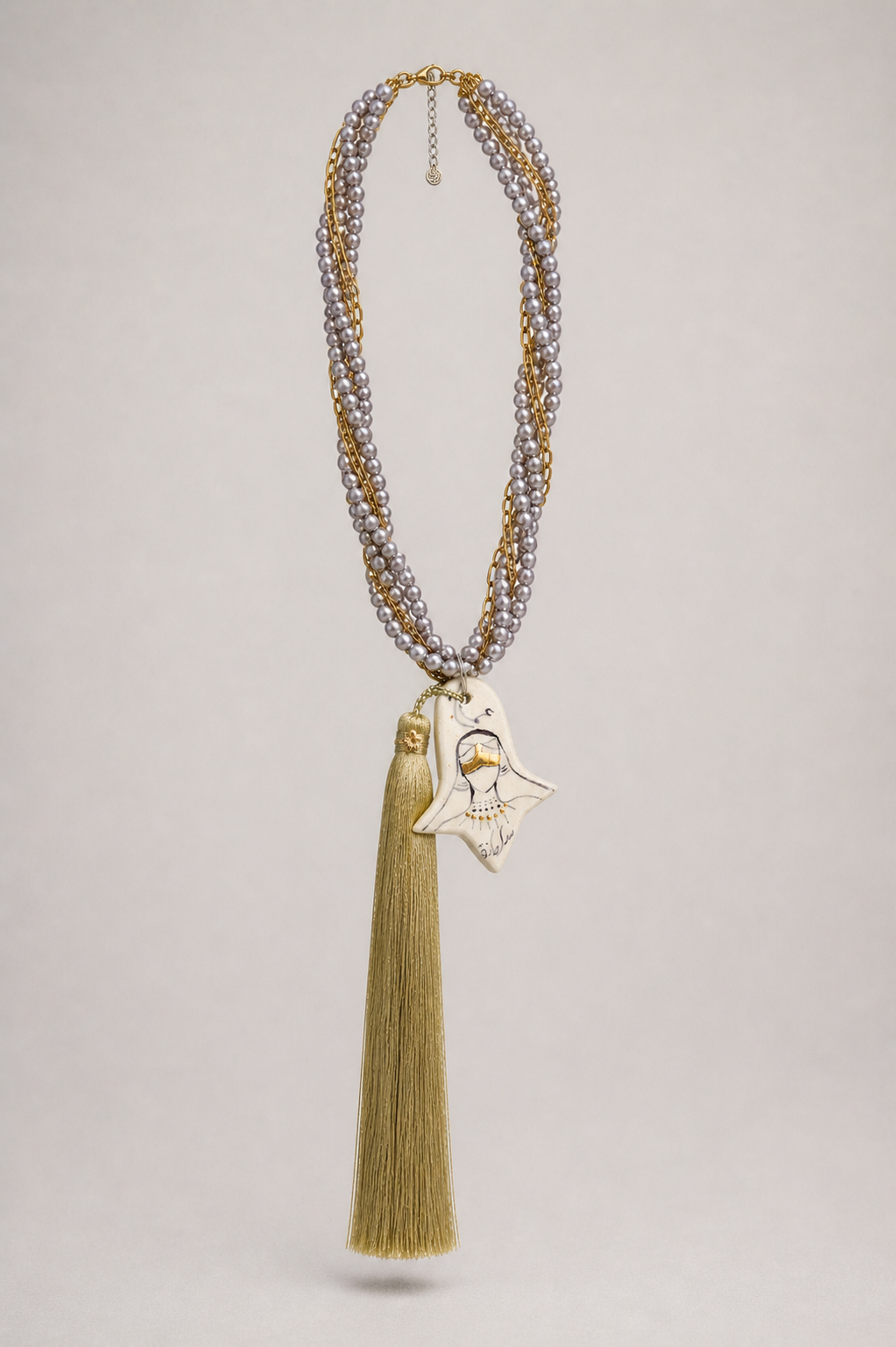 Woman Necklace with Tassel