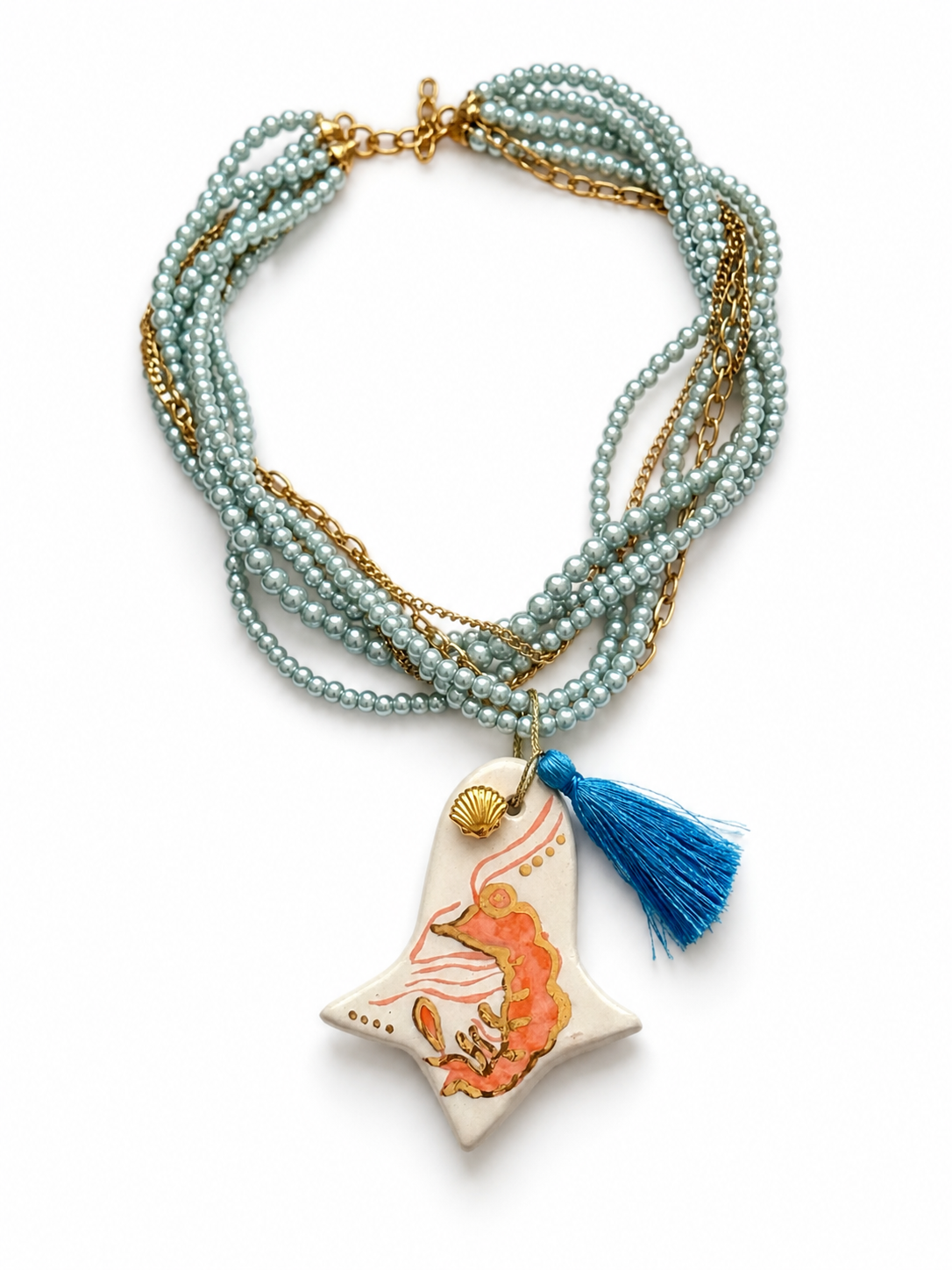 Prawn Pearl Necklace