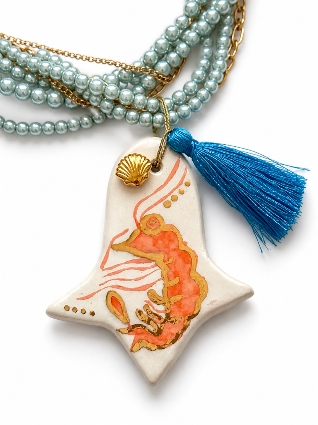 Prawn Pearl Necklace
