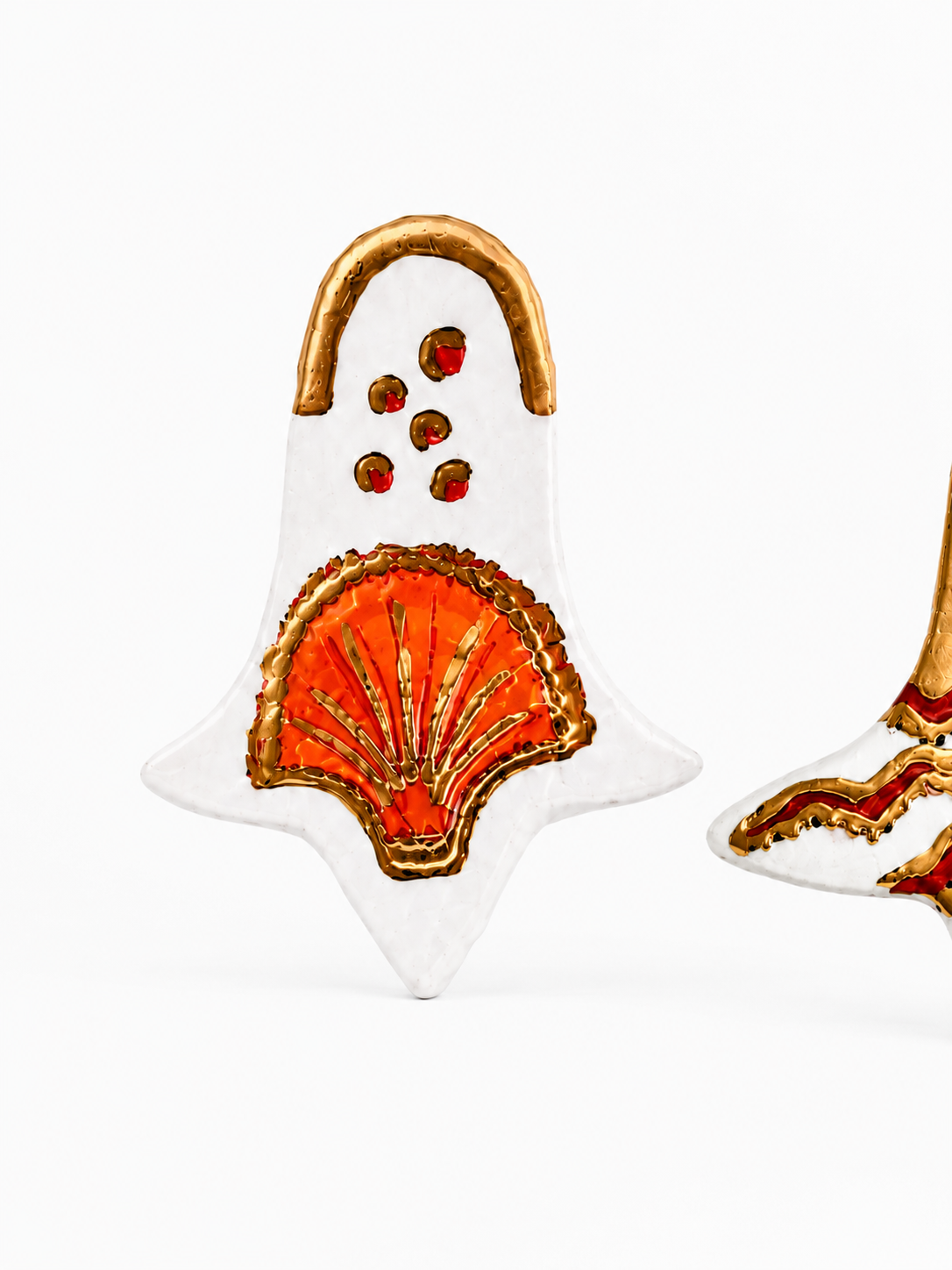 Octopus Shell Earrings