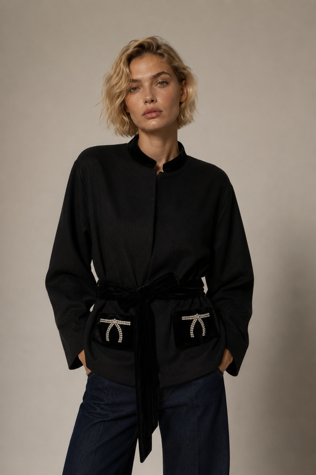 Noir Papillon Blazer