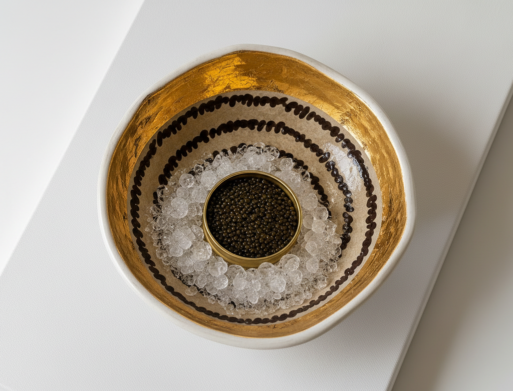 Gold & Script Bowl Set