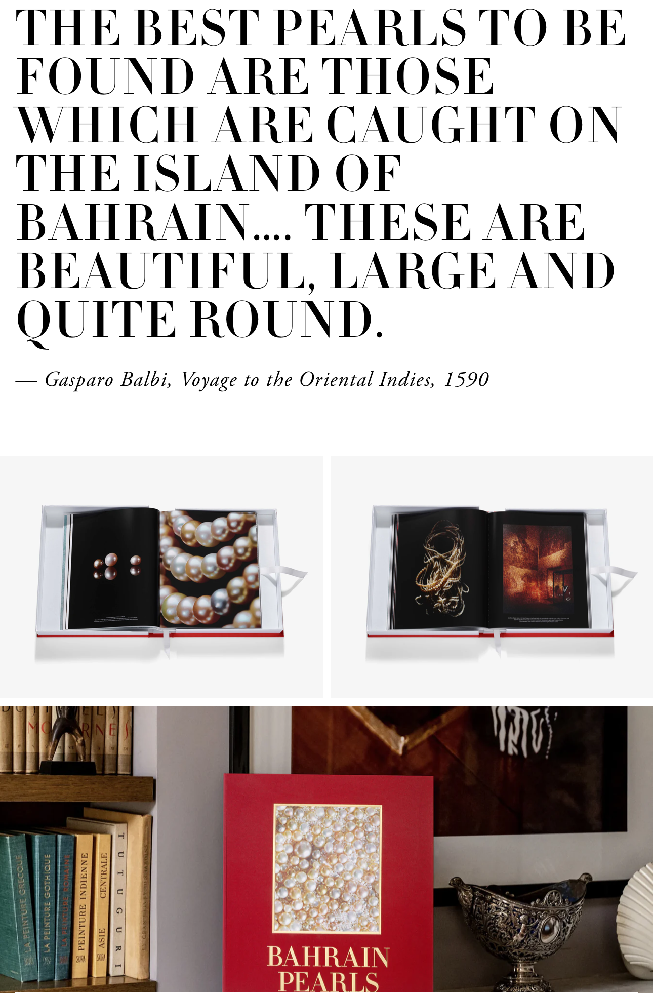 BAHRAIN PEARLS: Treasures From The Land Of Two Seas