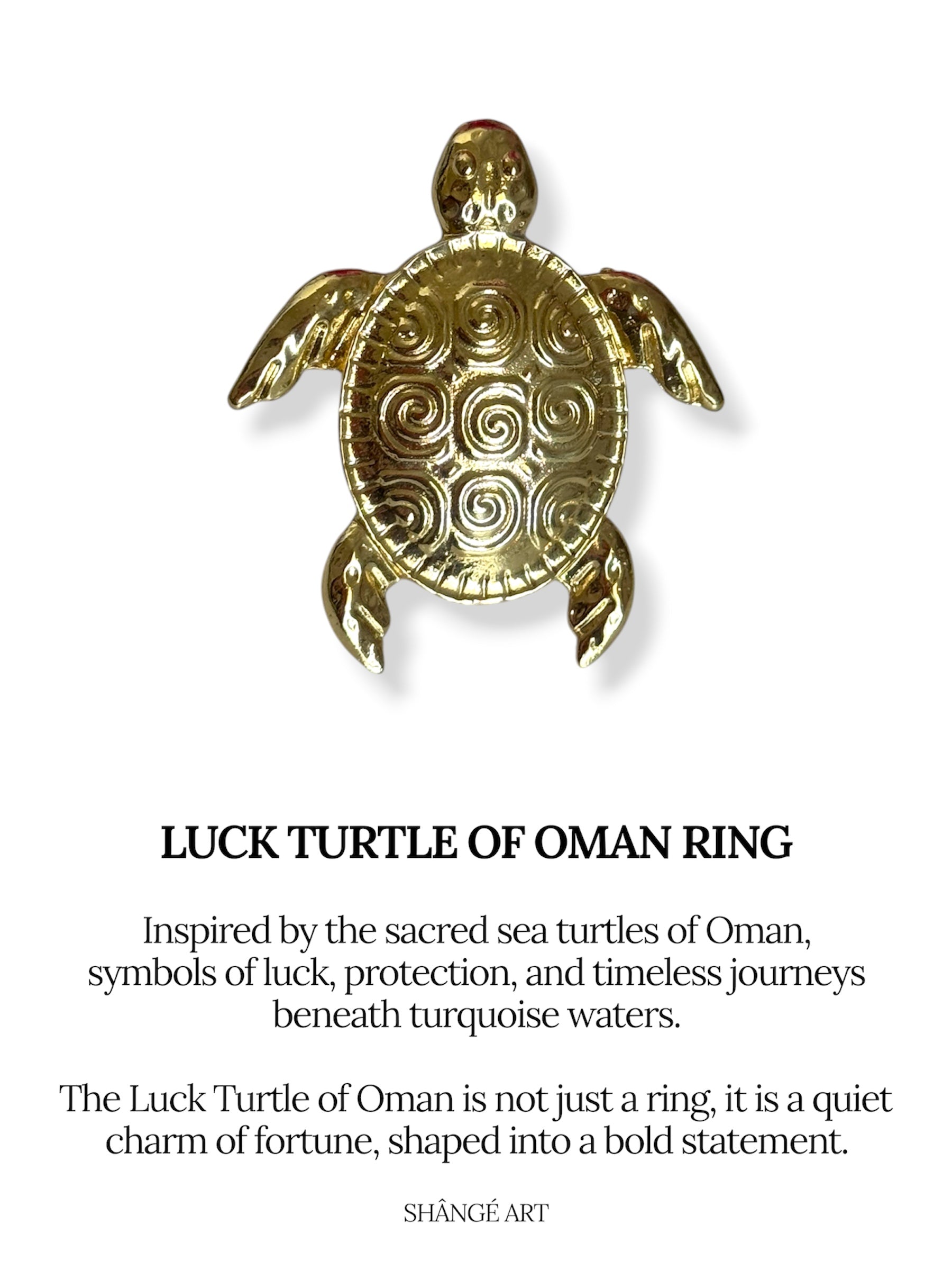Luck Turtle Of Oman Ring