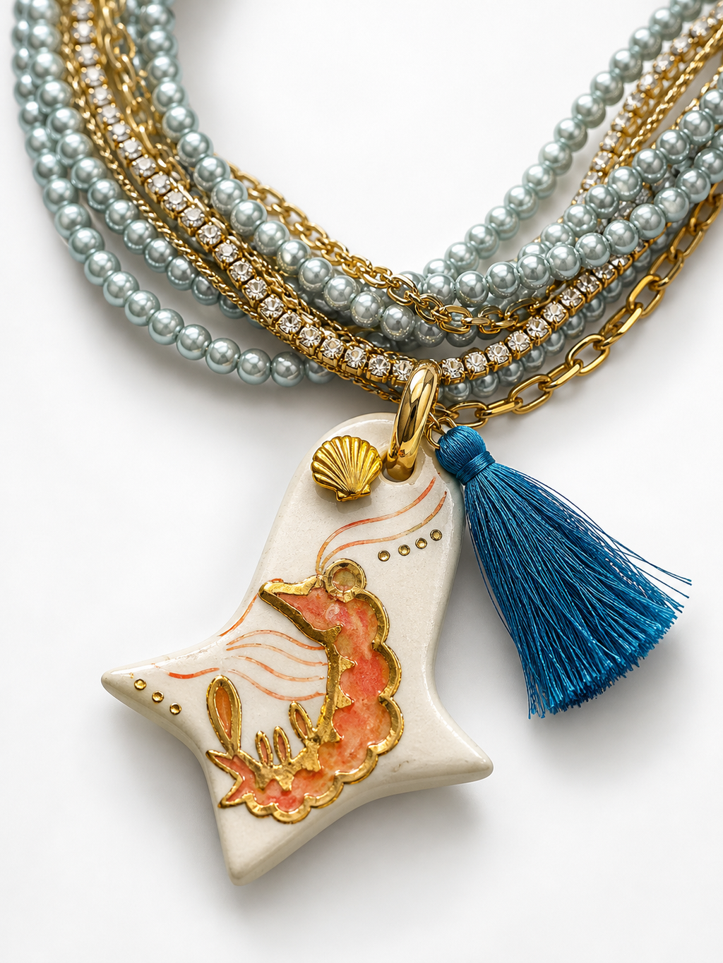 Prawn Pearl Necklace