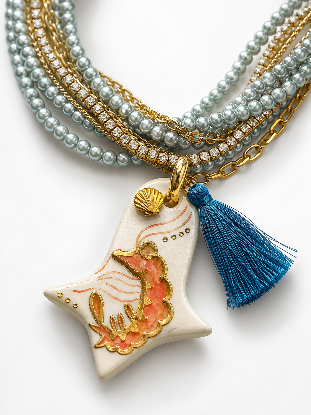 Prawn Pearl Necklace