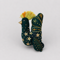 Green Lucky Bird Brooch