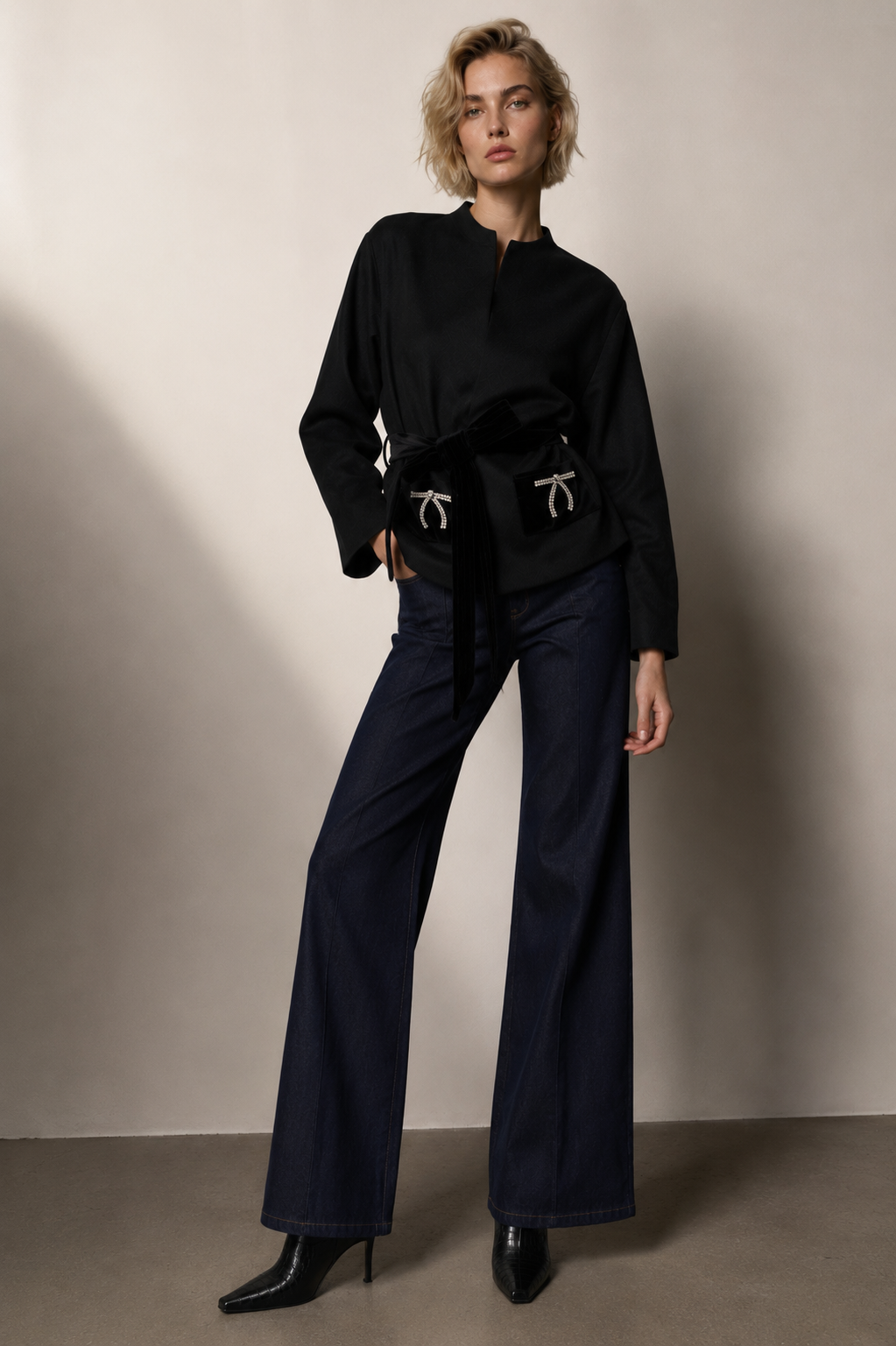 Noir Papillon Blazer