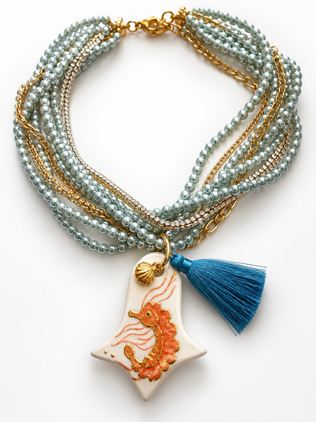 Prawn Pearl Necklace