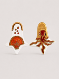 Octopus Shell Earrings