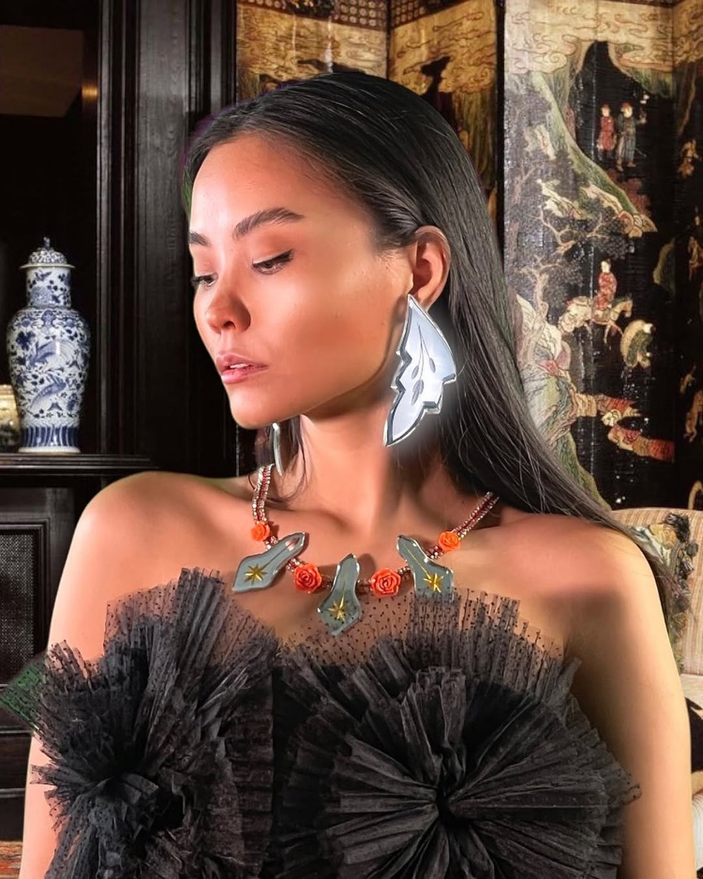 Suisen Crystal Earrings